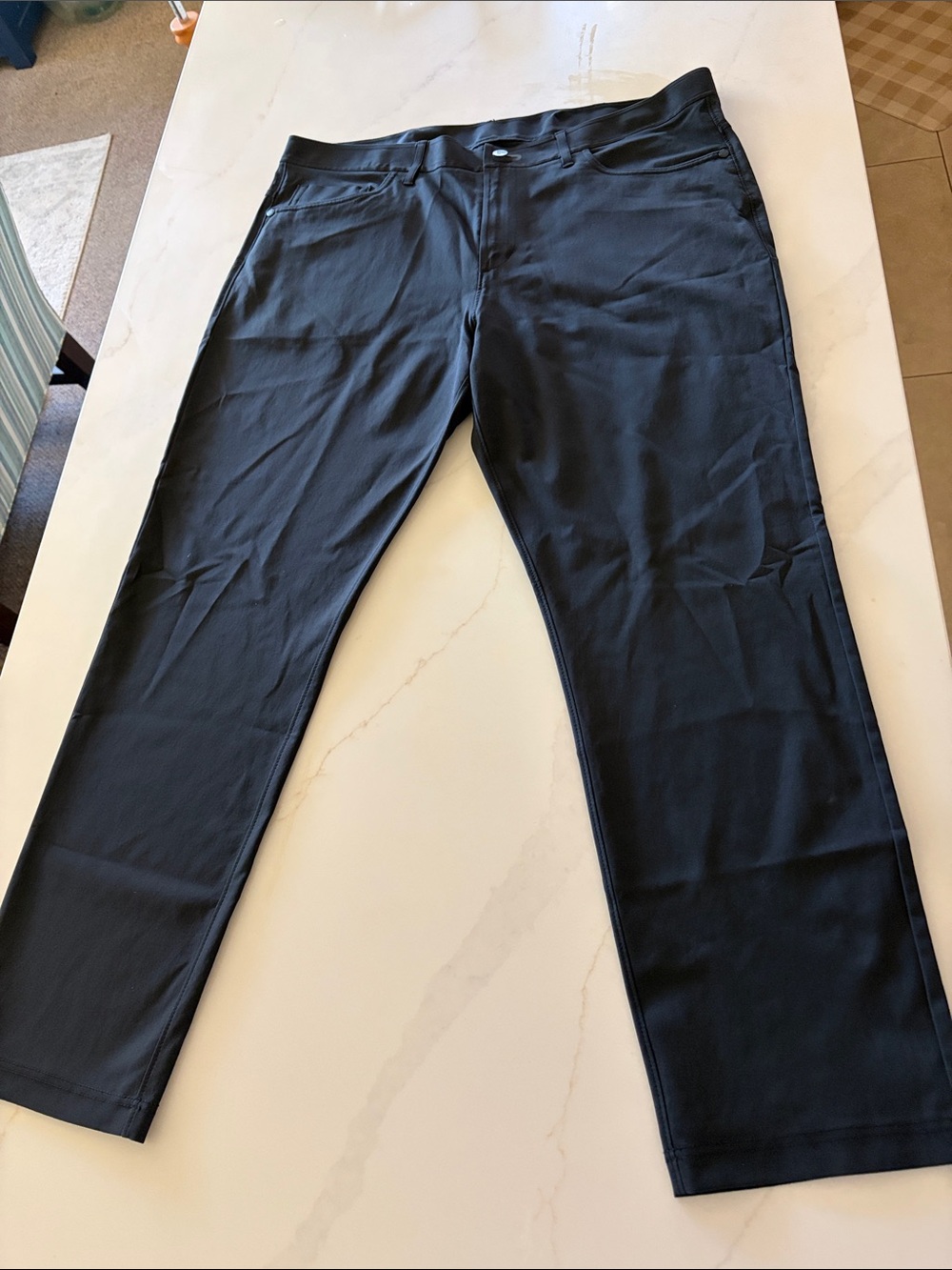 Public Rec Dealmaker Classic Black Straight-Leg Pants